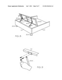 PROVIDING VARYING DEGREES OF ELEVATION TO MOVEABLE HEAD-REST AND     BACK-SUPPORT SECTIONS OF BED FRAME diagram and image