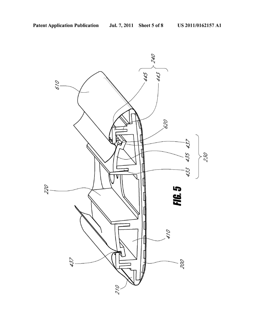 APPARATUS FOR HOLDING A CLEANING SHEET IN A CLEANING IMPLEMENT - diagram, schematic, and image 06