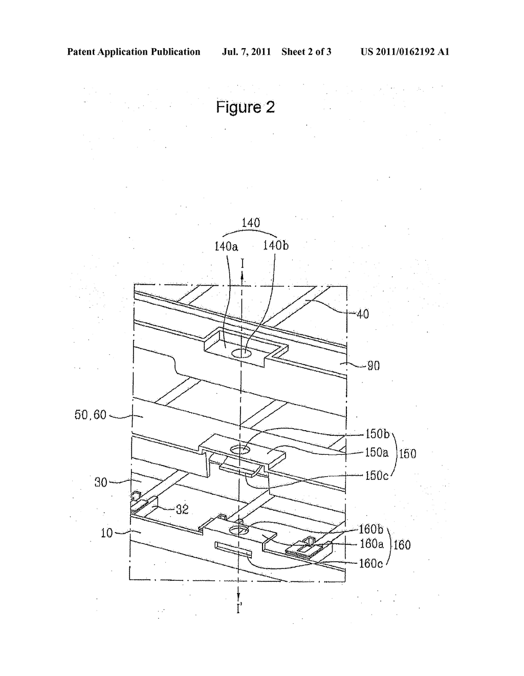 LIQUID CRYSTAL DISPLAY MODULE AND ASSEMBLING METHOD THEREOF - diagram, schematic, and image 03