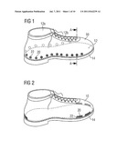 Shoe Comprising A Ventilation In the Bottom Zone Of the Upper And     Air-Permeable Spacing Structure Usable Therefor diagram and image