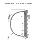 Shoe Comprising A Ventilation In the Bottom Zone Of the Upper And     Air-Permeable Spacing Structure Usable Therefor diagram and image