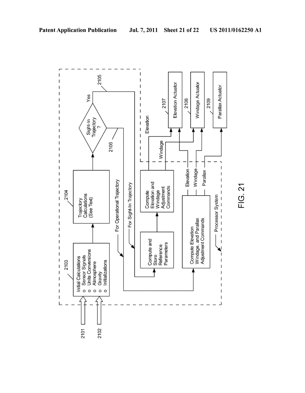 Optical sighting system - diagram, schematic, and image 22