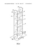 Rotational gravity/buoyancy power generator diagram and image