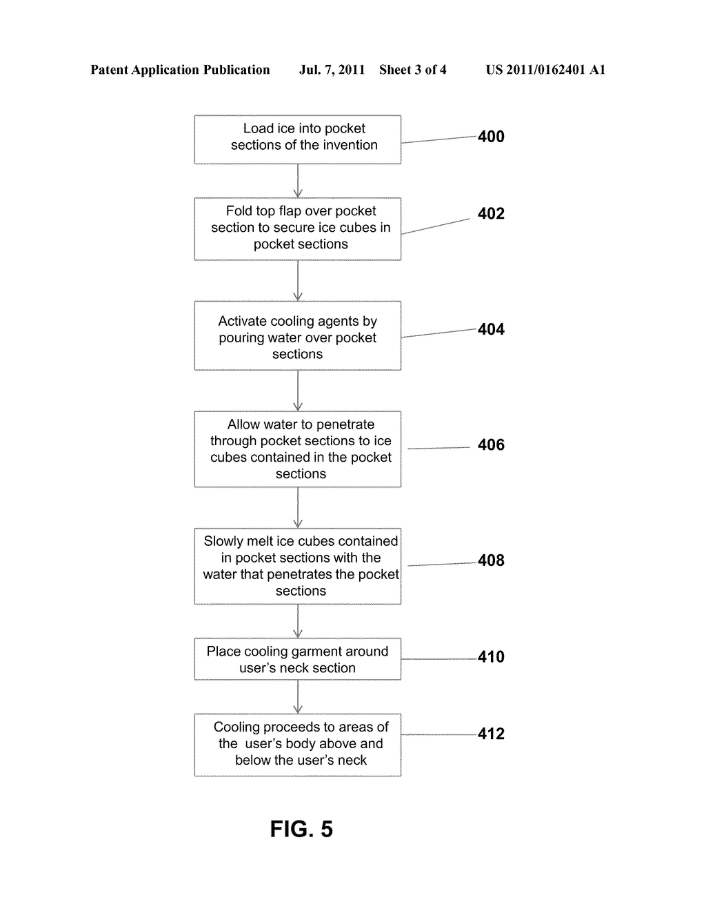 METHOD AND DEVICE FOR COOLING THE BODY IN EXTREME HEAT ENVIRONMENTS - diagram, schematic, and image 04