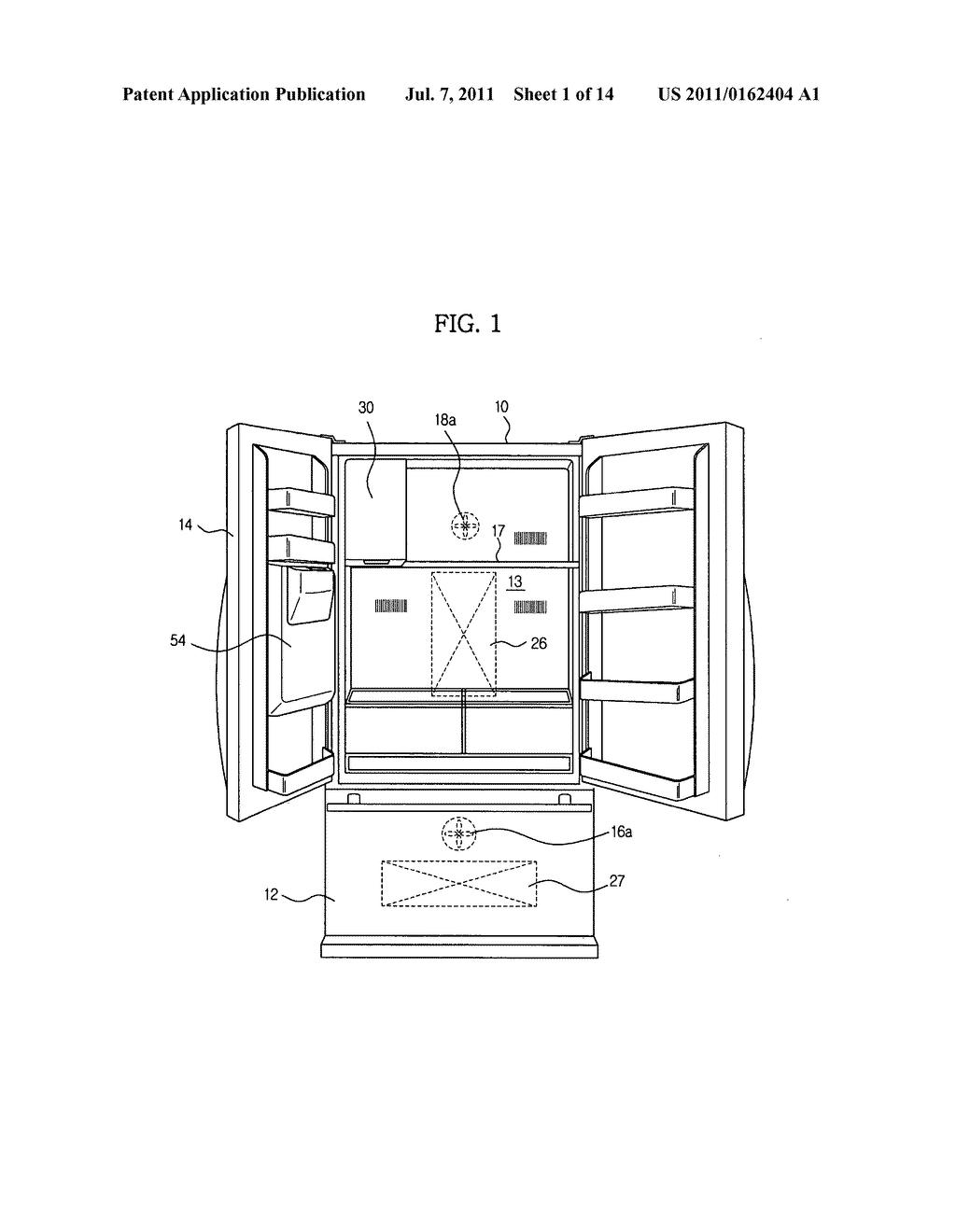 Refrigerator having ice making compartment - diagram, schematic, and image 02