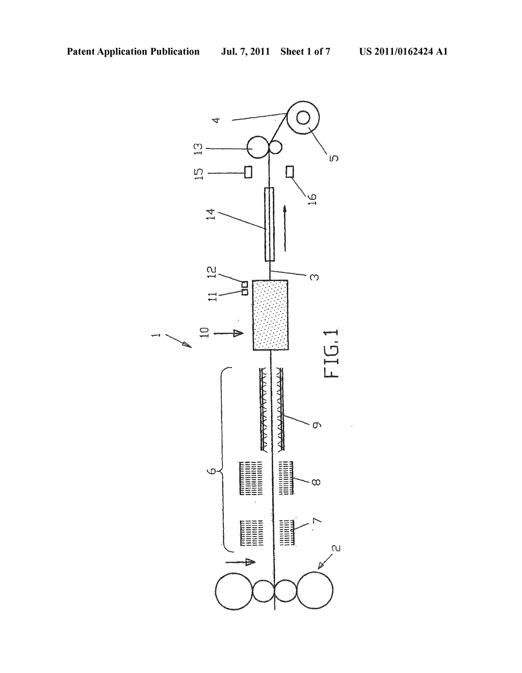 METHOD AND APPARATUS FOR COOLING AND DRYING A HOT-ROLLED STRIP OR A METAL     SHEET IN A ROLLING MILL - diagram, schematic, and image 02