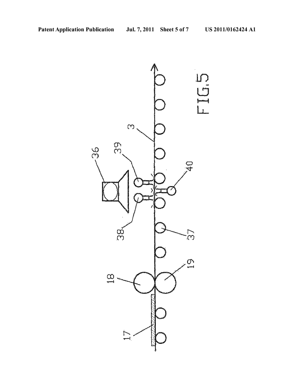 METHOD AND APPARATUS FOR COOLING AND DRYING A HOT-ROLLED STRIP OR A METAL     SHEET IN A ROLLING MILL - diagram, schematic, and image 06