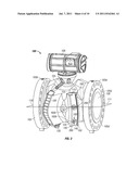 Ultrasonic Flow Meter With Transducer Assembly, And Methods of     Manufacturing The Same diagram and image