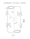 Ultrasonic Flow Meter With Transducer Assembly Having a Rotatable     Receptacle and Elbow Connector diagram and image