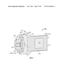 Ultrasonic Flow Meter With Transducer Assembly Having a Rotatable     Receptacle and Elbow Connector diagram and image