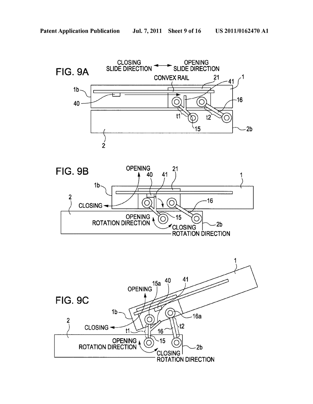 SLIDE ROTATION DEVICE, SLIDE ROTATION METHOD, AND PORTABLE TERMINAL DEVICE - diagram, schematic, and image 10