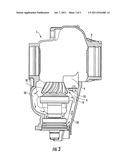 AXLE WITH VARIABLE VOLUME SUMP diagram and image