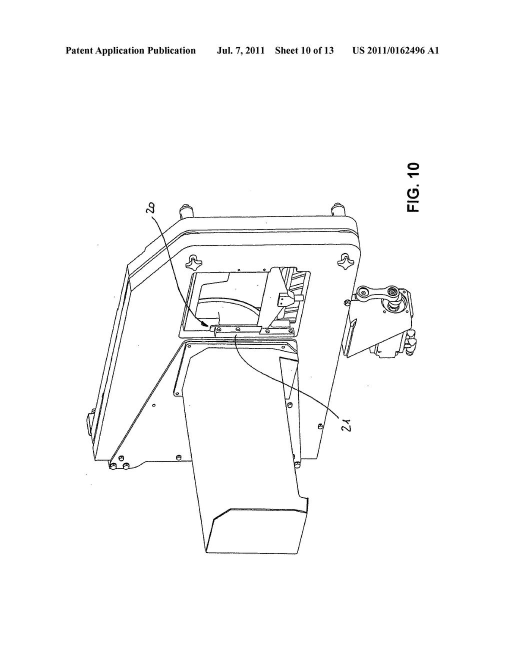 Method and device for cutting a bone containing material string into     slices - diagram, schematic, and image 11