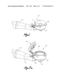 Coffee Holding Arm of a Coffee Machine with Hand Loading diagram and image