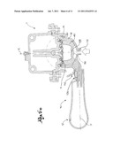 Coffee Holding Arm of a Coffee Machine with Hand Loading diagram and image