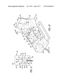 Surgical barrier device incorporating an inflatable thermal blanket with     an attached surgical drape diagram and image