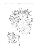 Surgical barrier device incorporating an inflatable thermal blanket with     an attached surgical drape diagram and image