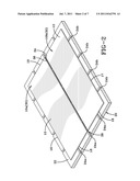 METHOD OF MAKING A BUILDING MATERIAL HAVING A SELVAGE EDGE diagram and image