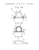 CABLE HOLDING STRUCTURE FOR WIND TURBINE GENERATOR diagram and image