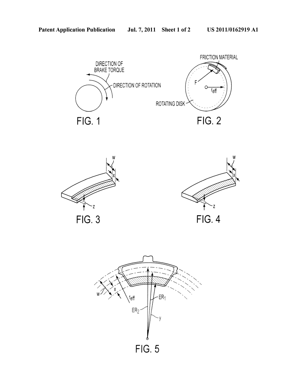 Disk Brake Pad - diagram, schematic, and image 02