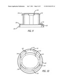 Multi-piece closure with hinged lid diagram and image