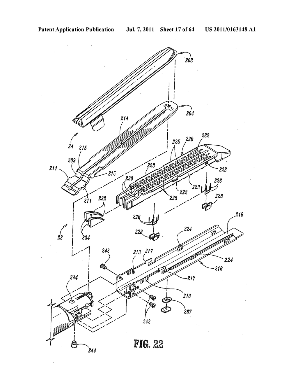 Surgical Stapling Device - diagram, schematic, and image 18