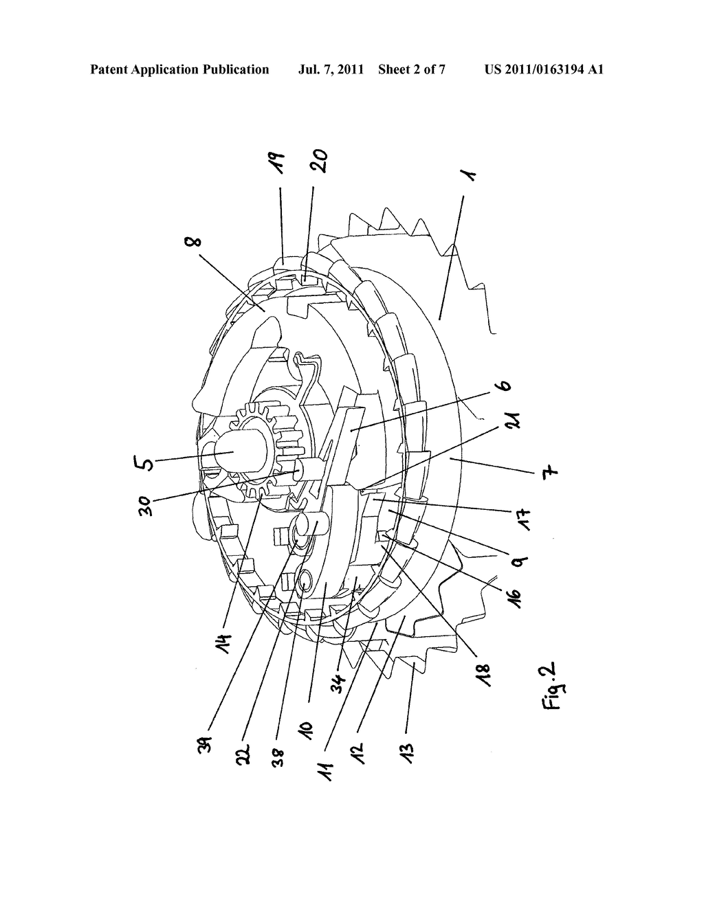 Seat Belt Retractor With Deactivatable Locking System - diagram, schematic, and image 03