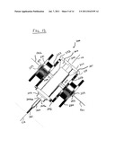 APPARATUS FOR PREVENTING ENTANGLEMENT OF A PAIR OF LINES FED FROM SEPARATE     REELS diagram and image