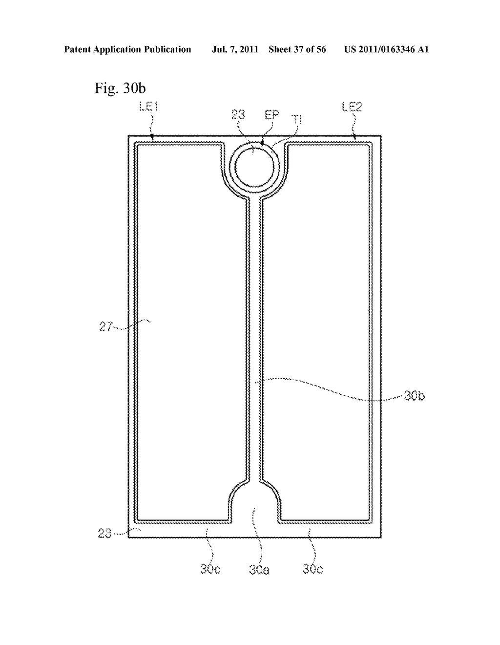 LIGHT EMITTING DIODE HAVING ELECTRODE PADS - diagram, schematic, and image 38