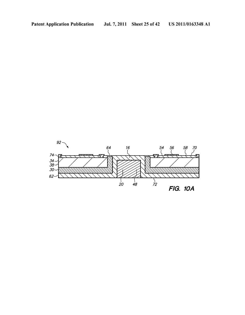 SEMICONDUCTOR CHIP ASSEMBLY WITH BUMP/BASE HEAT SPREADER AND INVERTED     CAVITY IN BUMP - diagram, schematic, and image 26