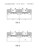 ASYMMETRIC FET INCLUDING SLOPED THRESHOLD VOLTAGE ADJUSTING MATERIAL LAYER     AND METHOD OF FABRICATING SAME diagram and image