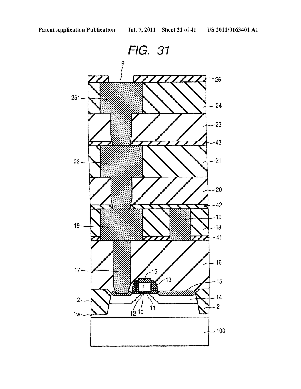 SEMICONDUCTOR DEVICE HAVING MEMORY ELEMENT WITH STRESS INSULATING FILM - diagram, schematic, and image 22