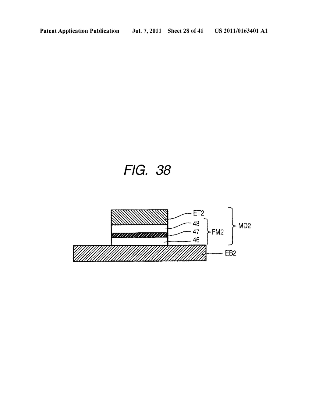 SEMICONDUCTOR DEVICE HAVING MEMORY ELEMENT WITH STRESS INSULATING FILM - diagram, schematic, and image 29