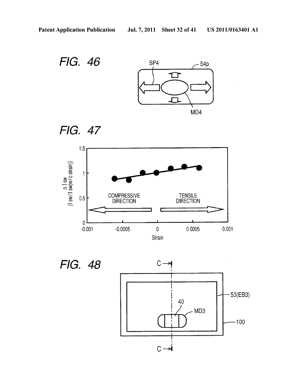 SEMICONDUCTOR DEVICE HAVING MEMORY ELEMENT WITH STRESS INSULATING FILM - diagram, schematic, and image 33