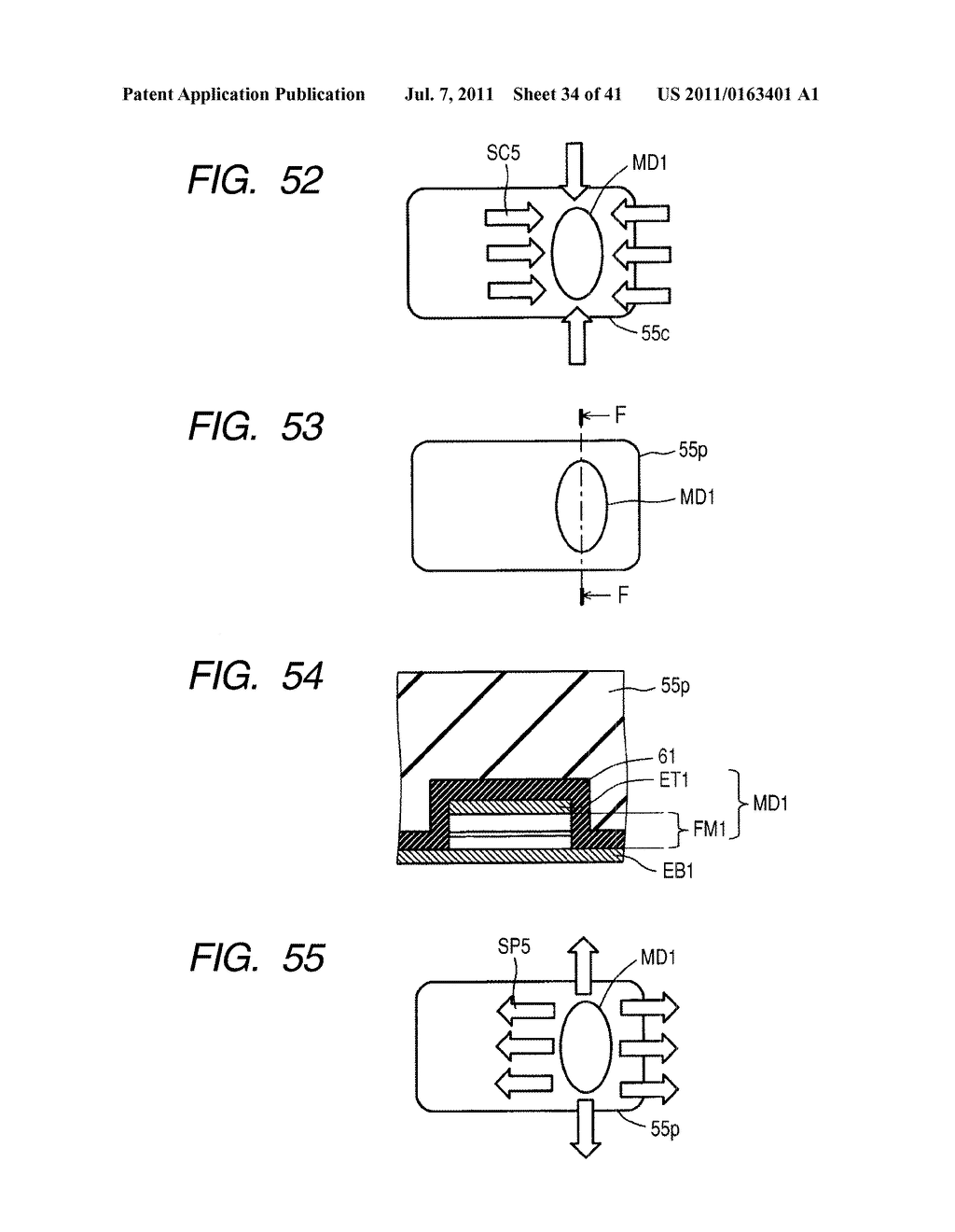 SEMICONDUCTOR DEVICE HAVING MEMORY ELEMENT WITH STRESS INSULATING FILM - diagram, schematic, and image 35