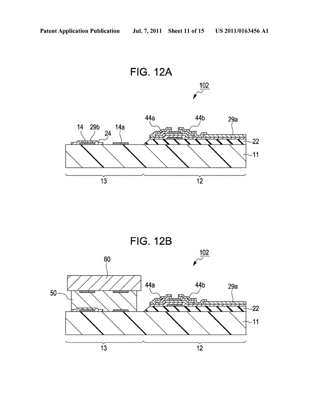 ELECTRONIC DEVICE SUBSTRATE, ELECTRONIC DEVICE, METHOD OF MANUFACTURING     ELECTRONIC DEVICE SUBSTRATE, METHOD OF MANUFACTURING ELECTRONIC DEVICE,     AND ELECTRONIC APPARATUS - diagram, schematic, and image 12