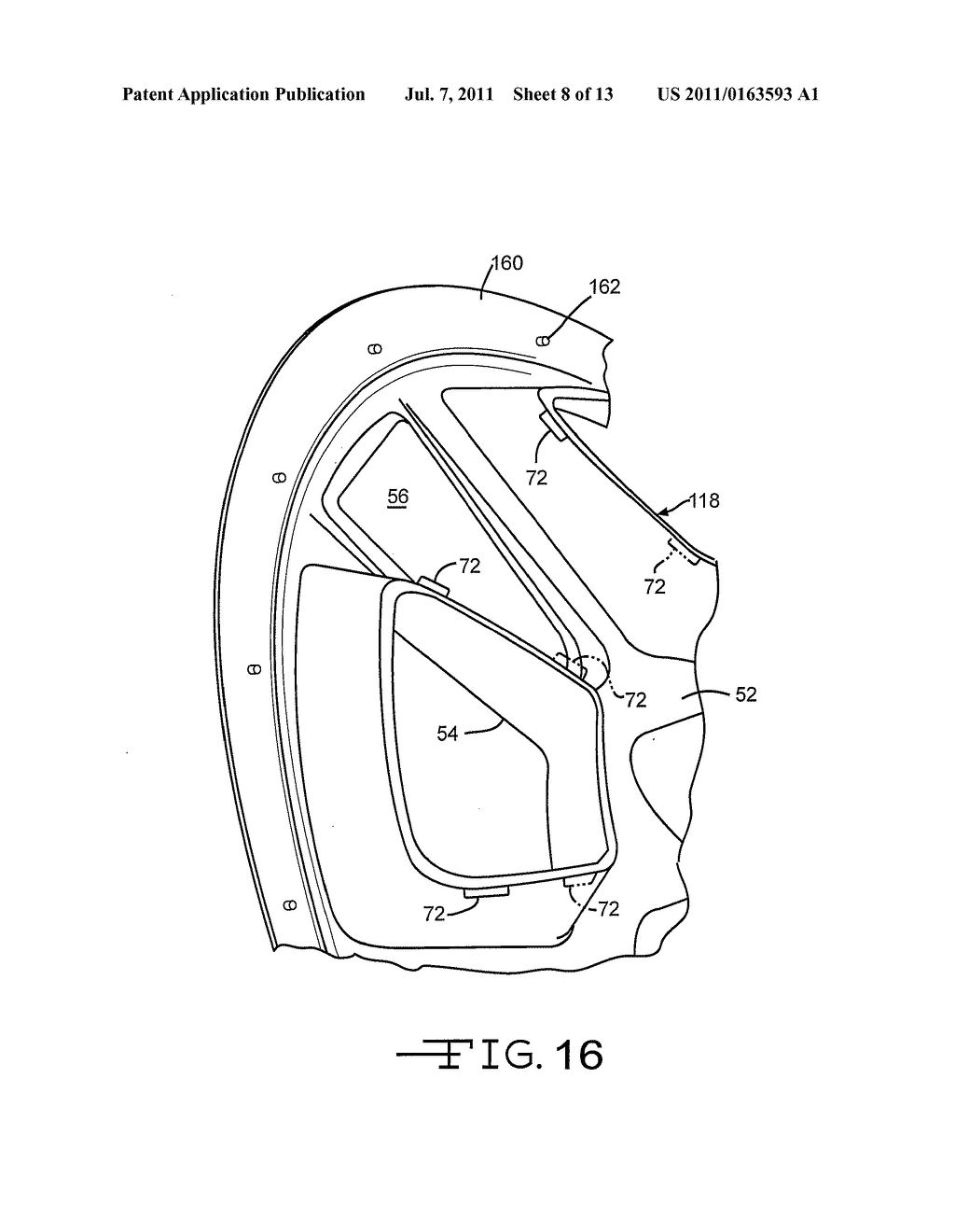 MULTI-PIECE VEHICLE WHEEL COVER RETENTION SYSTEM AND METHOD FOR PRODUCING     SAME - diagram, schematic, and image 09