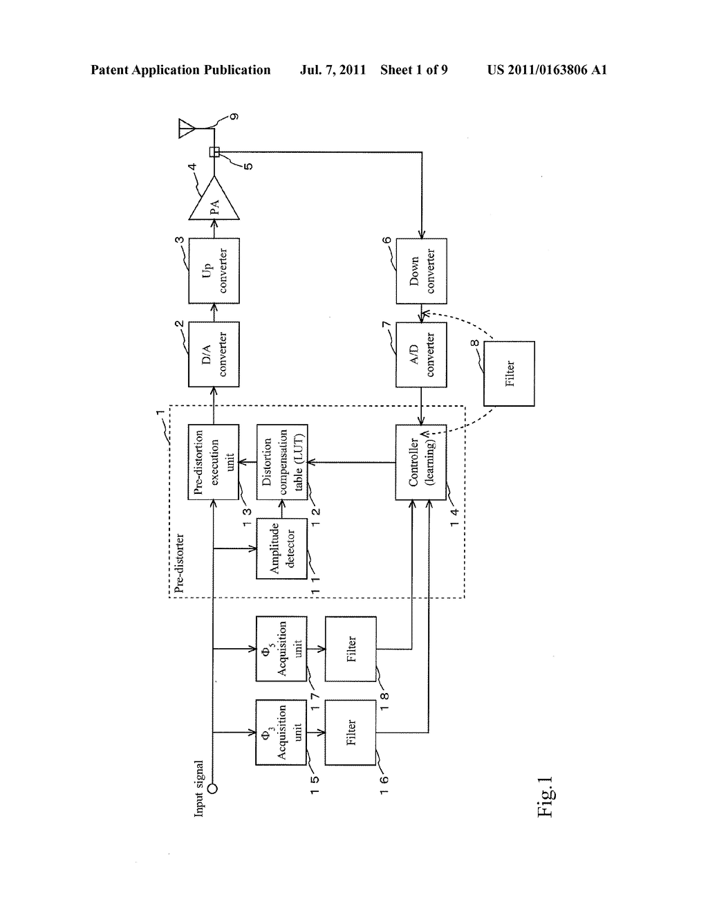 DISTORTION COMPENSATION AMPLIFICATION DEVICE - diagram, schematic, and image 02