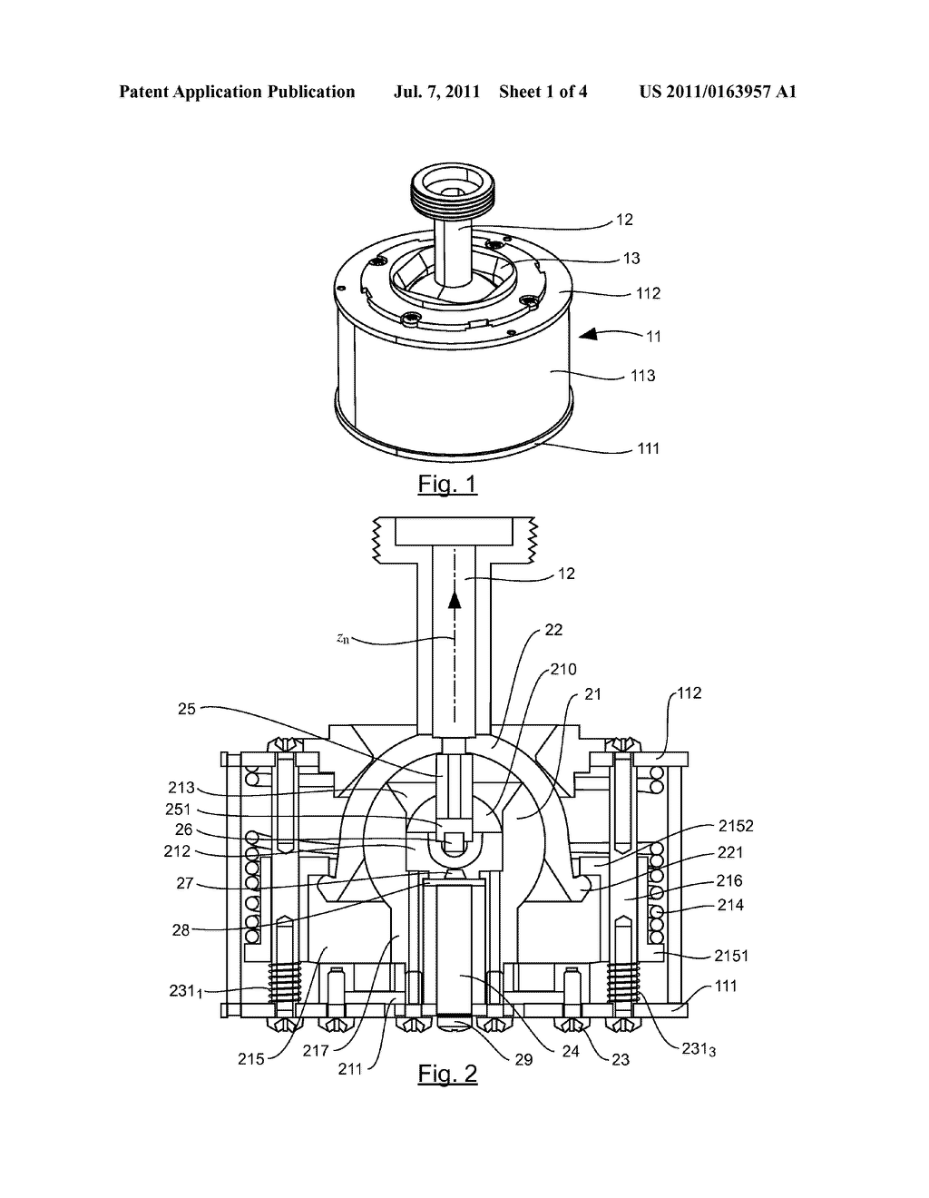 JOYSTICK WITH COMPENSATION SPRINGS AND CORRESPONDING METHOD OF MANUFACTURE     AND CONTROLLER - diagram, schematic, and image 02