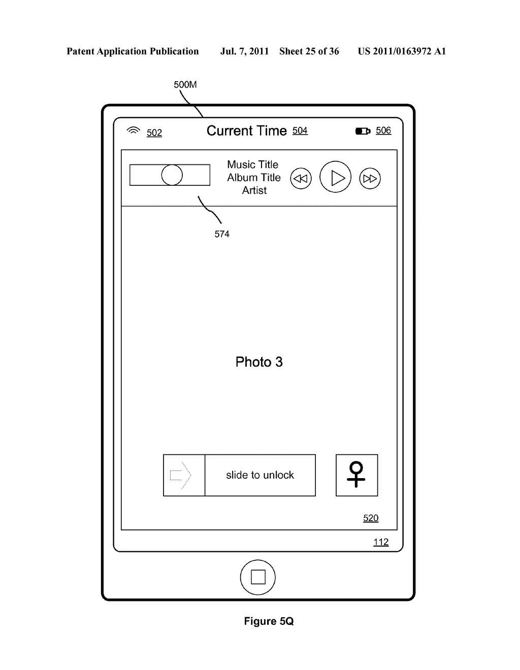 Device, Method, and Graphical User Interface for Interacting with a     Digital Photo Frame - diagram, schematic, and image 26