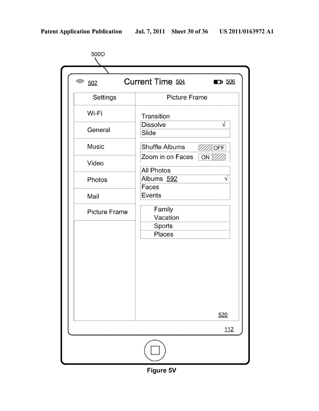 Device, Method, and Graphical User Interface for Interacting with a     Digital Photo Frame - diagram, schematic, and image 31