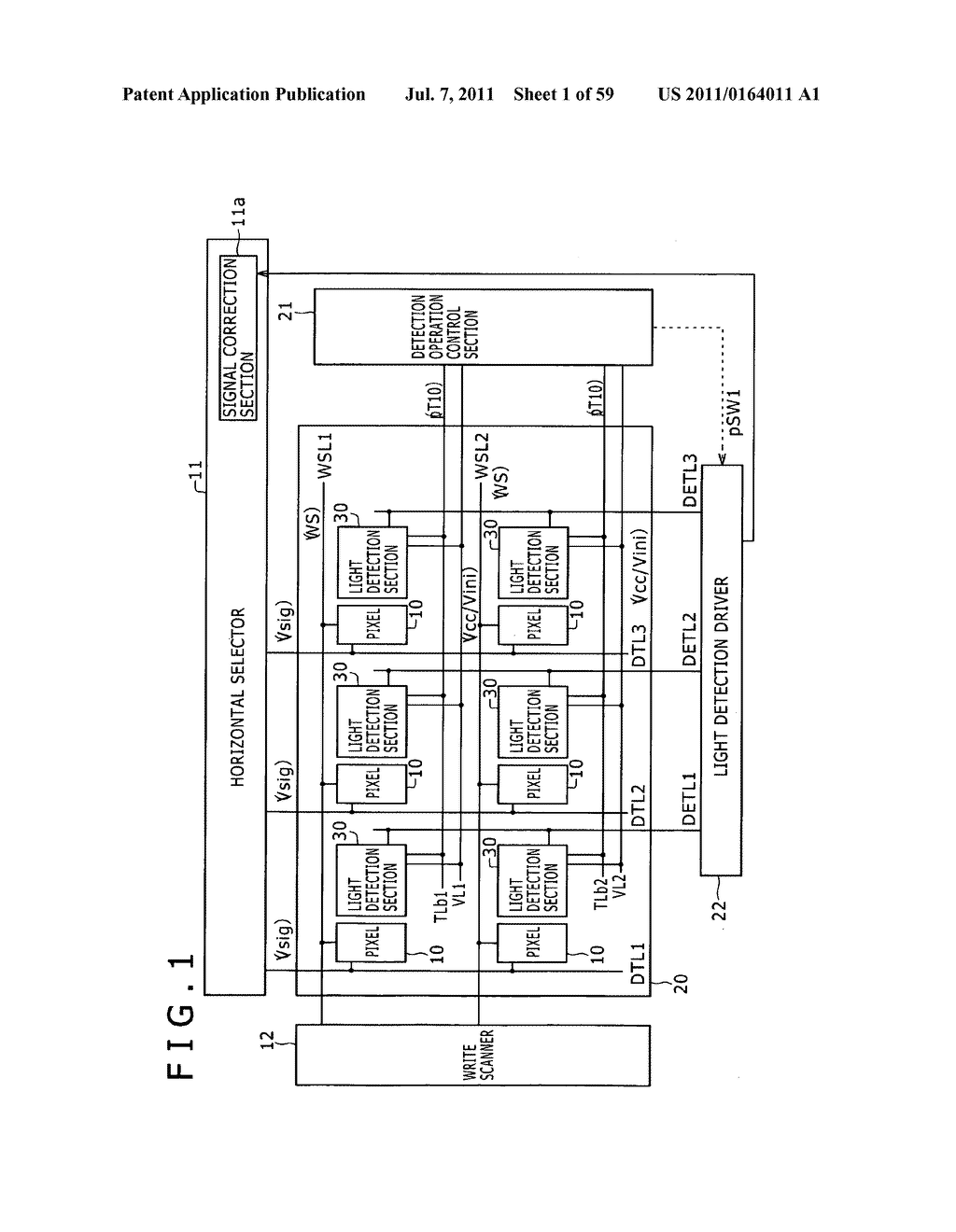 Display apparatus, light detection method and electronic apparatus - diagram, schematic, and image 02
