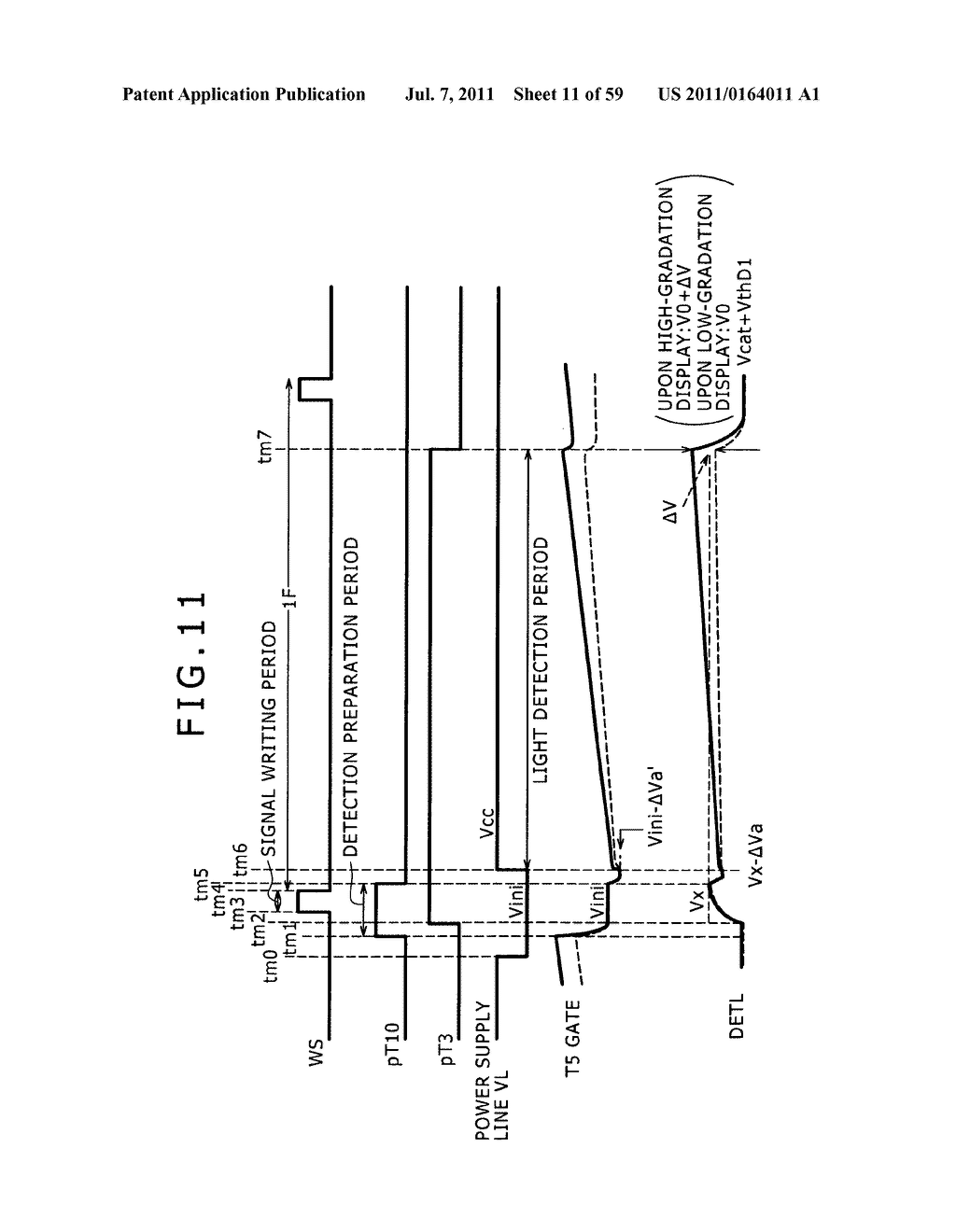 Display apparatus, light detection method and electronic apparatus - diagram, schematic, and image 12