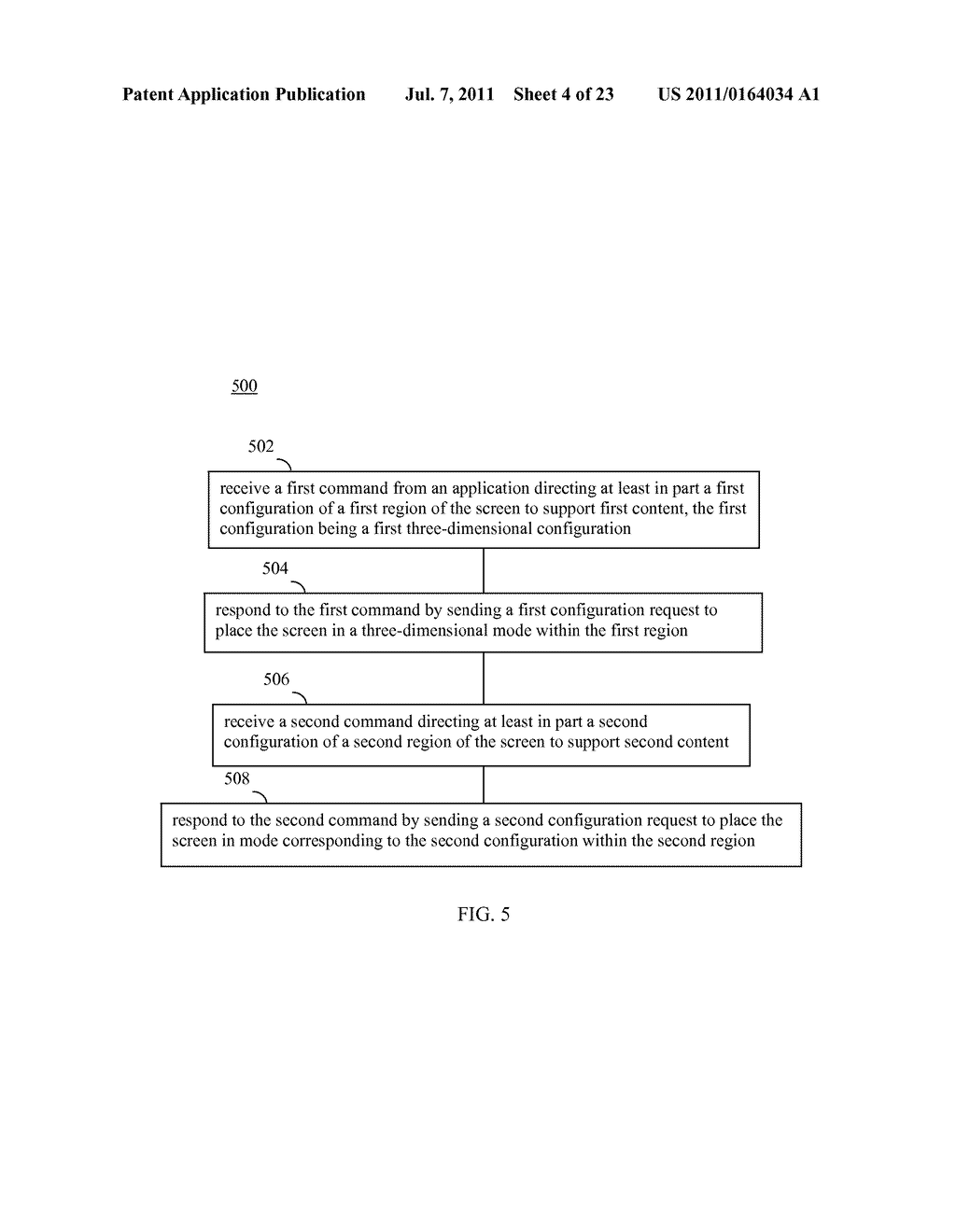 APPLICATION PROGRAMMING INTERFACE SUPPORTING MIXED TWO AND THREE     DIMENSIONAL DISPLAYS - diagram, schematic, and image 05