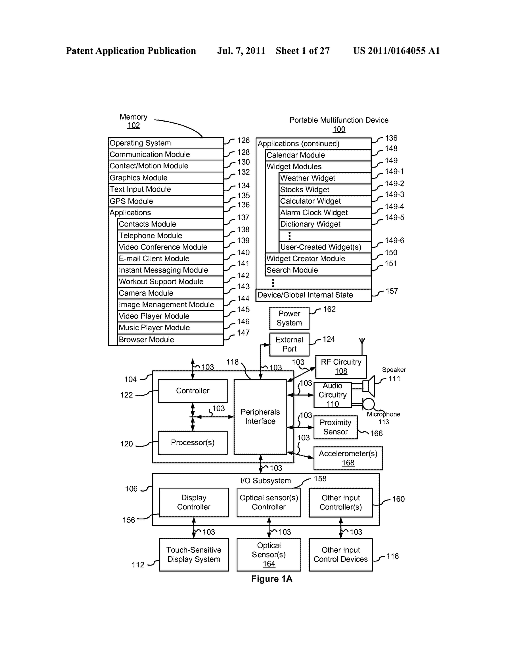 Device, Method, and Graphical User Interface for Manipulating a Collection     of Objects - diagram, schematic, and image 02