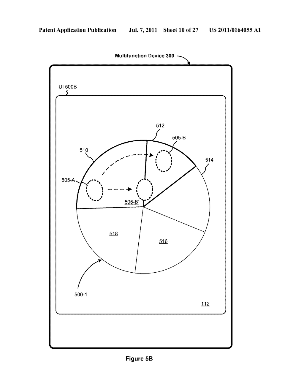 Device, Method, and Graphical User Interface for Manipulating a Collection     of Objects - diagram, schematic, and image 11