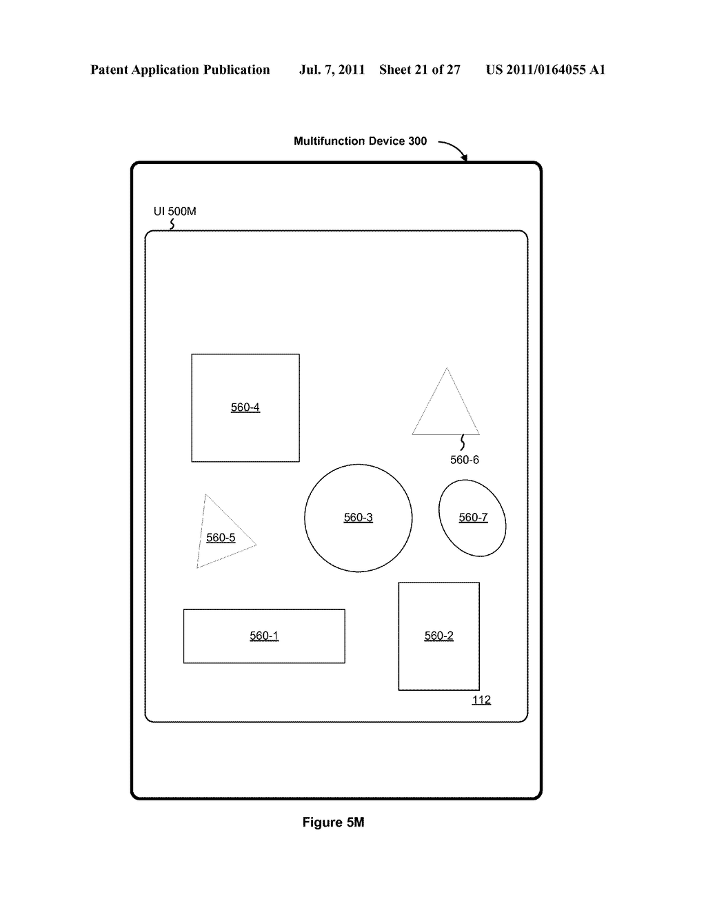Device, Method, and Graphical User Interface for Manipulating a Collection     of Objects - diagram, schematic, and image 22