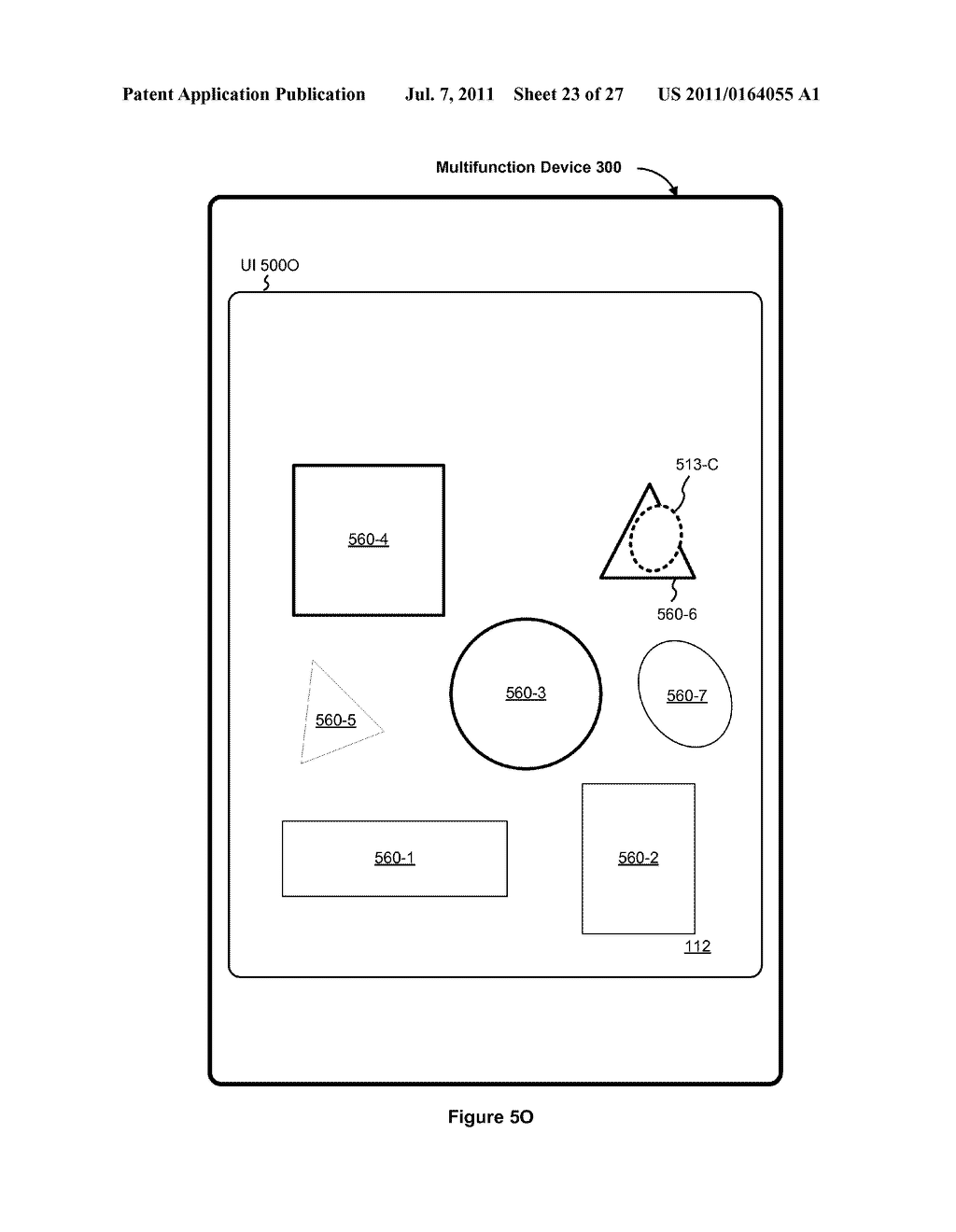 Device, Method, and Graphical User Interface for Manipulating a Collection     of Objects - diagram, schematic, and image 24
