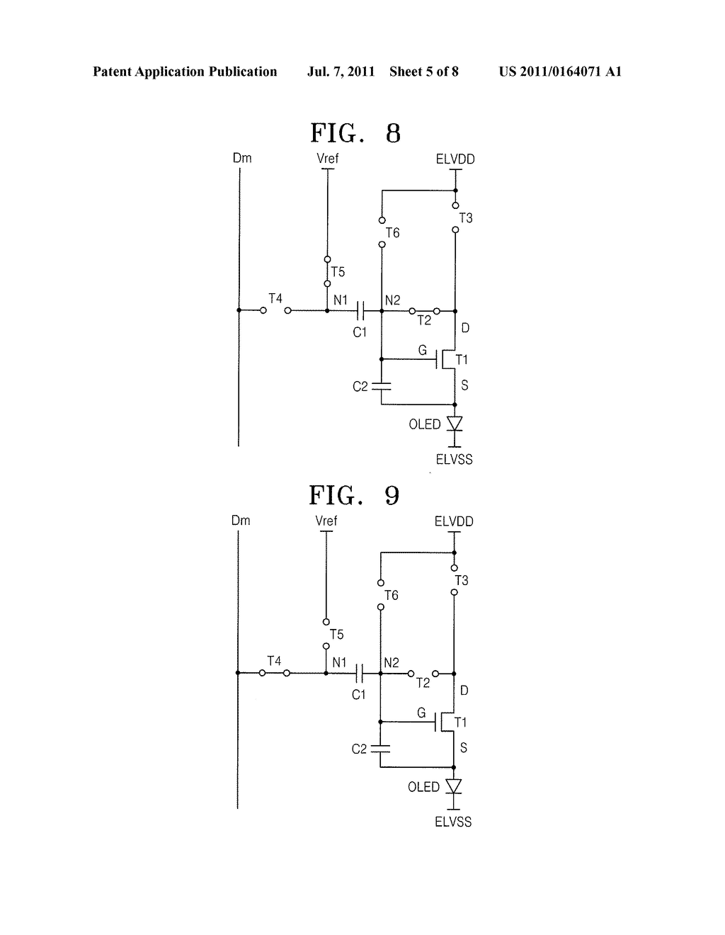 PIXEL CIRCUIT, ORGANIC ELECTRO-LUMINESCENT DISPLAY APPARATUS, AND METHOD     OF DRIVING THE SAME - diagram, schematic, and image 06