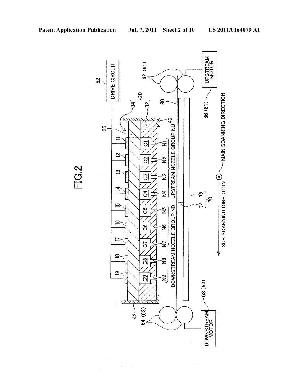 CONTROL DEVICE FOR CONTROLLING PRINTING EXECUTION UNIT - diagram, schematic, and image 03